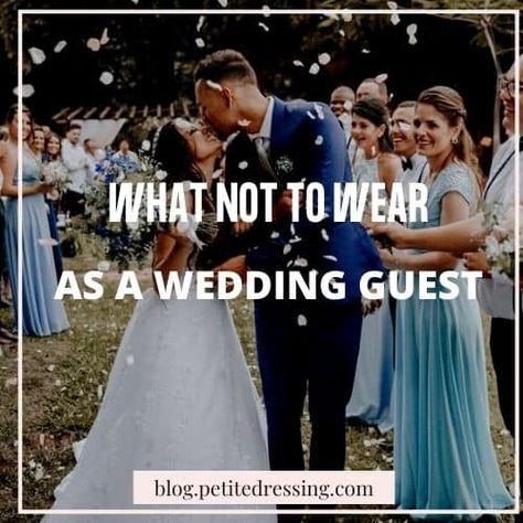 20 Things You should Never Wear to a Wedding Dress Pant Wedding Guest Outfit, Jeans Wedding Guest Outfit, White Wedding Outfits For Guest, Jean Wedding Outfit Women, Pants To Wedding Women Guest, Wedding Visitor Outfit Women, Wearing White To A Wedding As A Guest, Catholic Wedding Guest Outfit, Catholic Wedding Guest Dress