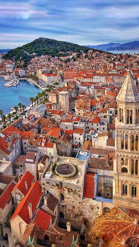 Croatia Holiday, Split Croatia, Dream Vacations Destinations, Amalfi Coast Italy, Travel Wishlist, Age 50, Dubrovnik Croatia, Croatia Travel, Panoramic View