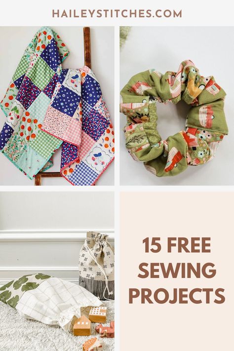 Looking for some free sewing project tutorials to help you make all of the handmade gifts this holiday season? Click to browse 15 unique sewing projects that make the perfect Christmas gift. These tutorials are free and easy and the perfect beginner sewing projects. Sewing Projects For Christmas, Christmas Gifts To Sew, Gifts To Sew, Free Sewing Projects, Easy Sewing Patterns Free, Begginer Sewing Projects, Beginner Sewing Projects, Winter Sewing Projects, Unique Sewing Projects