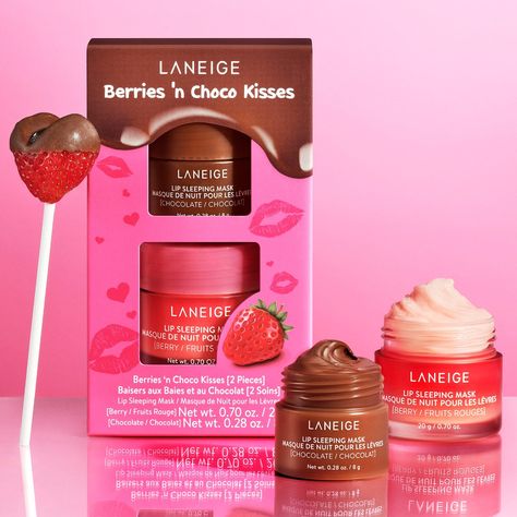 Berries n' Choco Kisses Set - LANEIGE | Sephora Sephora Skin Care, Laneige Lip Sleeping Mask, Perfect Skin Care Routine, Pretty Skin Care, Skin Care Items, Lip Sleeping Mask, Lip Hydration, Sleeping Mask, Lip Mask