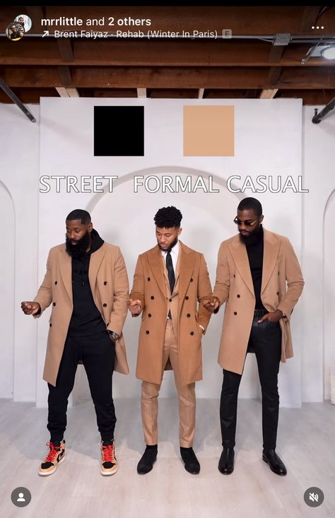 Brent Faiyaz Rehab, Black Men Fall Fashion, Street Formal, Black Men Casual Style, Dapper Gentleman Style, Stylish Men Wear, Black Men Fashion Urban, Brent Faiyaz, Smart Casual Menswear