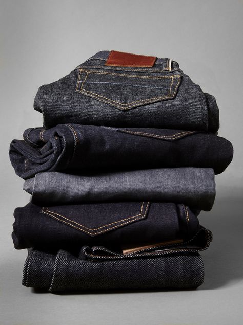 Selvedge denim from Gustin comes in every shade of blue you can imagine. Each fabric is unique in it's color, weight, and texture. Fashion Magazine Layout, Create Brand, Denim Workwear, Denim Inspiration, Muslim Pictures, Mens Style Guide, Japanese Denim, Selvedge Denim, African Men