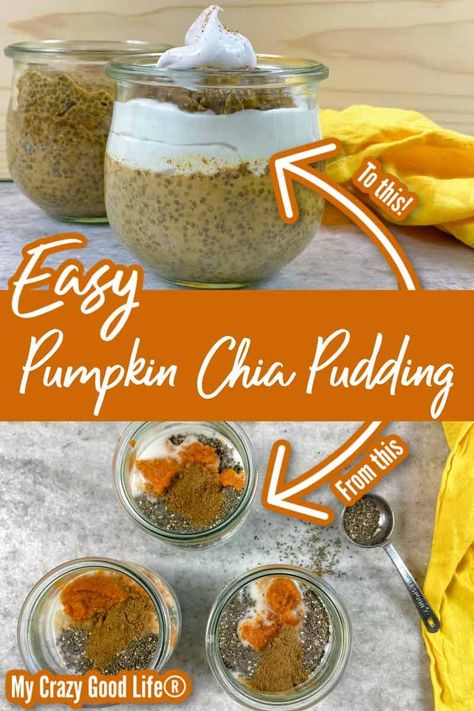 Pumpkin Chia Pudding, Healthy Pudding, Chia Pudding Recipe, Pudding Chia, Healthy Foods To Make, Seed Recipes, Chia Recipe, Pumpkin Pudding, Beachbody Recipes