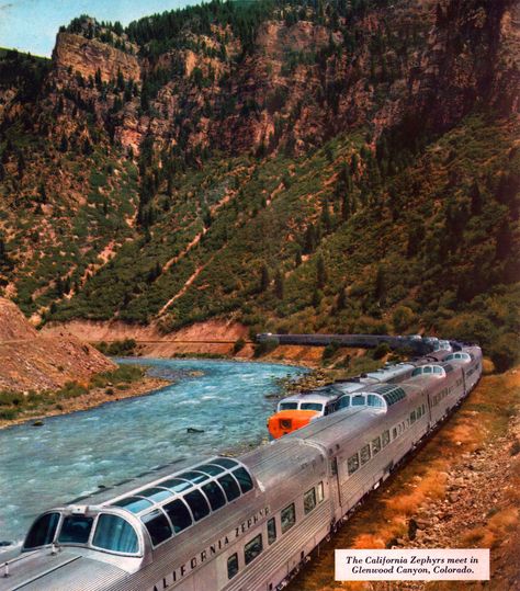 Train Vacations, California Zephyr, Train Adventure, Amtrak Train, Train Posters, Rail Road, Train Art, Travel Savings, Train Pictures