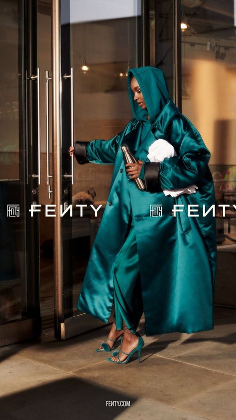 Fenty Fashion, Fenty Clothing, Mint Green Shirts, Gal Fashion, Timeless Glamour, Bad Gal, Rihanna Fenty, Fashion Awards, Woman’s Day