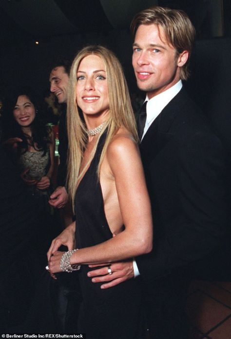 Brad Pitt and Jennifer Aniston set to REUNITE onscreen for the first time since 2001 as he joins all-star live table read of Fast Times At Ridgemont High Brad Pitt And Jennifer Aniston, Brad And Jennifer, Brad Pitt Jennifer Aniston, Brad Pitt And Jennifer, Brad And Jen, Jeniffer Aniston, Jennifer Aniston Hair, Jennifer Aniston Hot, Jenifer Aniston