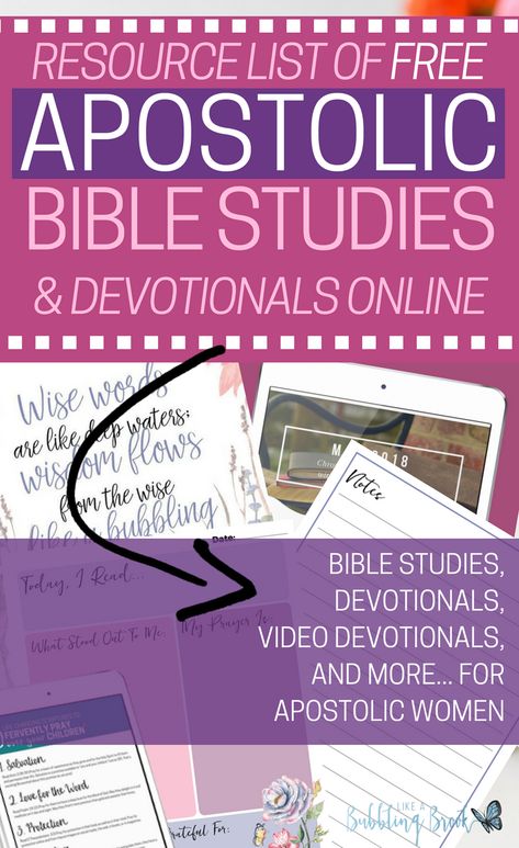 Resource list of Apostolic bible studies and devotionals for women online. Perfect for growing in God during your personal bible study time or in a small group study. Many Bible printables, too! #apostolic #beapostolic #apostolicfashion Womens Gathering, Growing In God, Free Bible Study Printables, Free Bible Printables, Bible Reading Plans, Bible Study Worksheet, Family Bible Study, Journaling Pages, Bible Study Printables