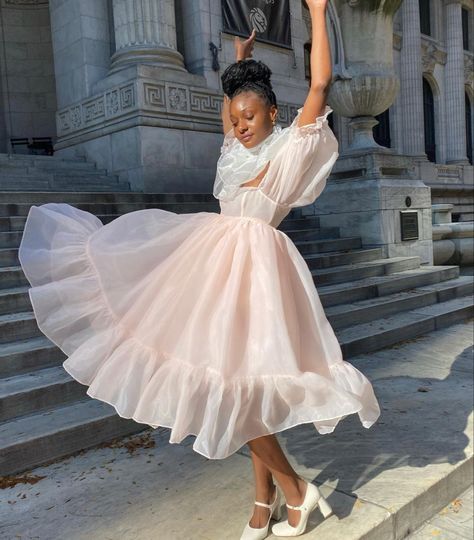 Fluffy Dresses, Princess Wardrobe, Elegant Black Women, Frilly Dress, Puffy Dresses, Elegant Outfits, Black Femininity, Dream Dress, Couture Fashion