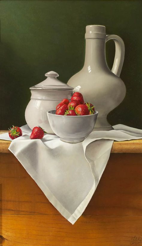 Still Life Pictures, Hyper Realistic Paintings, Still Life Images, Still Life Fruit, White Bowl, Still Life Photos, Still Life Oil Painting, Fruit Painting, Still Life Drawing