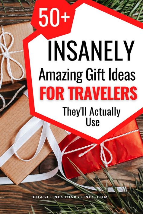 This 50+ useful gift guide includes unique and practical travel gifts ideas for every budget Travel Gifts Ideas, Gift Ideas For Travelers, Diy Travel Accessories, Travel Gift Ideas, Unique Travel Gifts, Gifts For Travelers, Womens Gifts, Gift Guide Women, Best Travel Gifts