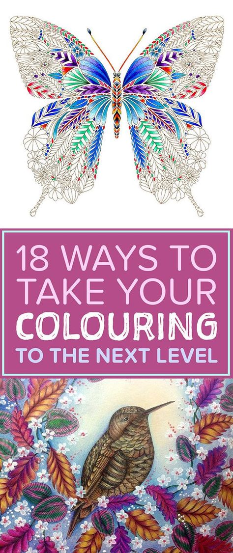 18 Ways To Take Your Colouring To The Next Level - Long story short: just be creative and have fun :D Modele Zentangle, Coloring Painting, Painting Pencil, Coloring Tips, Adult Colouring Pages, Colored Pencil Techniques, Coloring Tutorial, Colouring Techniques, Coloured Pencils