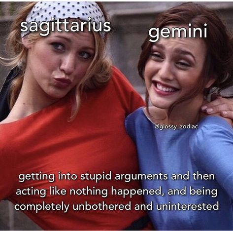 Gemini And Sagittarius Memes, Sagittarius And Gemini, Sister Signs, Sagittarius Things, Zodiac Sagittarius Facts, Virgo Memes, Gemini And Sagittarius, Sagittarius Quotes, Pisces Girl