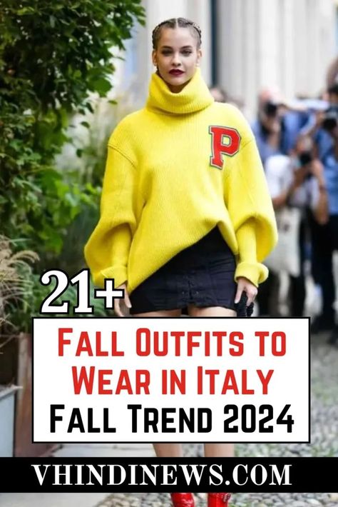 What to Wear in Italy in Fall: 21 Fall Outfits to Wear in Italy: Fall Trend 2024 43 Italy Fall Outfits 2024, Italian Street Style Women Fall, Milan Italy Outfits For Fall, Florence Italy Fashion Fall, Italy Inspired Outfits Fall, Milan Fall Fashion, Europe Fall Outfits 2024, Christmas In Italy Outfits, Venice Italy Fall Outfits