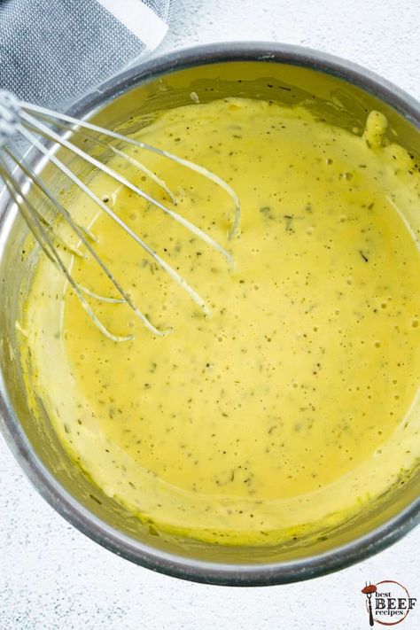 Bearnaise Sauce Recipe | Best Beef Recipes Bearnaise Sauce Easy, Sauce Bearnaise, Bearnaise Sauce Recipe, Easy Sauce Recipes, Bernaise Sauce, Sauce For Steak, Steak Sauce Recipes, Easy Sauce Recipe, Best Beef Recipes