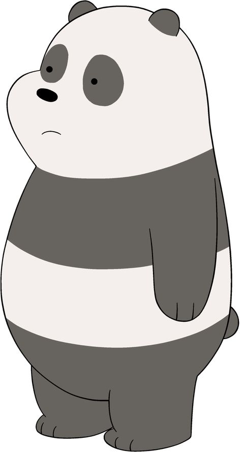 We Bare Bears- Panda Bear Beruang Grizzly, We Bare Bears Wallpapers, Bear Drawing, Ice Bears, Cute Panda Wallpaper, Graphic Poster Art, Trip Planner, We Bear, The Cartoon