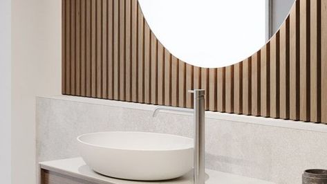 Best Trends Bathroom Wood Wall Panels Unveiled in 2024 1 Wood Effect Shower Panel, Wood Panel Toilet Wall, Bathroom Slat Wall Ideas, Wood Slat Ceiling Bathroom, Fluted Wall Bathroom, Wood Panels Bathroom, Wood Panelling Bathroom, Wood Slat Wall Bathroom, Half Bath Accent Wall Ideas