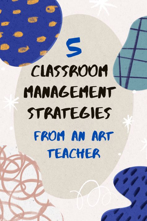 5 Classroom Management Strategies from an Art Teacher - THAT ART TEACHER Art Teacher Classroom Management, Art Teacher Classroom, Teacher Time Management, Atlas Art, Art Classroom Posters, Middle School Classroom Management, Art Classroom Management, Dramatic Art, Hand Art Kids