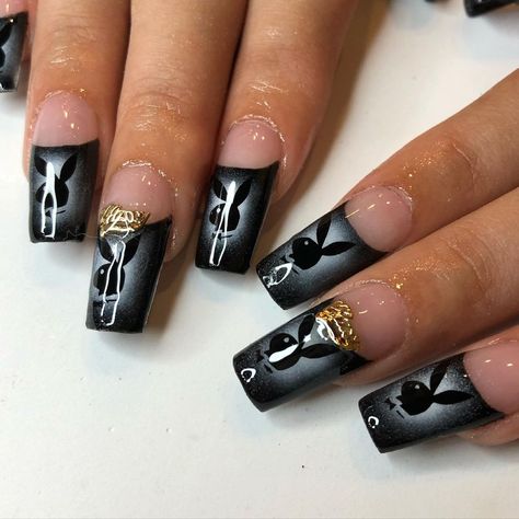 Old School Airbrush Nails, Airbrush Nail, Airbrush Nail Art, Self Indulgence, Airbrush Nails, Abstract Nail Art, Stylish Nails Designs, School Nails, Acrylic Nails Coffin Short