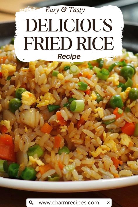 Dive into the savory world of our Ultimate Kitchen Hack: Quick & Flavorful Homemade Fried Rice, a dish that's as versatile as it is delicious. This recipe transforms simple, everyday ingredients into a culinary masterpiece, making it the perfect solution for those busy weeknights or when you're looking to impress with minimal effort. What sets this fried rice apart is its perfect blend of flavors, textures, and the sheer joy of turning leftovers into a dish that feels brand new and exciting. It's a must-try for anyone who loves the magic of transforming simple ingredients into something spectacular. Recipes For Fried Rice, Easy Homemade Fried Rice, Simple Rice Dish, Leftover Fried Rice Recipes, Easy Fried Rice Recipe Simple, What To Make With Leftover Rice, How To Make Fried Rice, Savory Rice Recipes, Oven Fried Rice