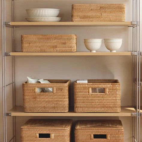 Storage Basket with Lid, Extra Large Storage Baskets for Clothes, Rect – Art Painting Canvas Kitchen Rattan, Baskets For Bathroom, Shoe Storage Basket, Storage Baskets For Shelves, Storage Basket With Lid, Large Woven Basket, Rattan Baskets, Baskets For Shelves, Baskets Storage