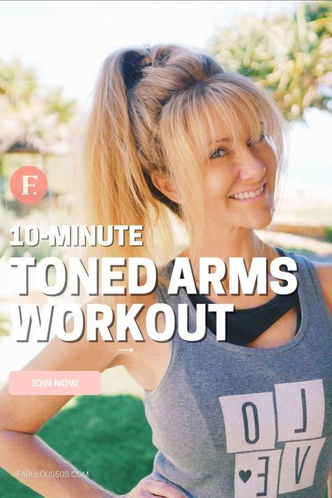 Lose Flabby Arms Tone Arms At Home, Upper Arm Exercises, Get Toned Arms, Toned Arms Workout, Arms At Home, Arm Workout Videos, Arm Toning, Strenght Training, Best Workout For Women