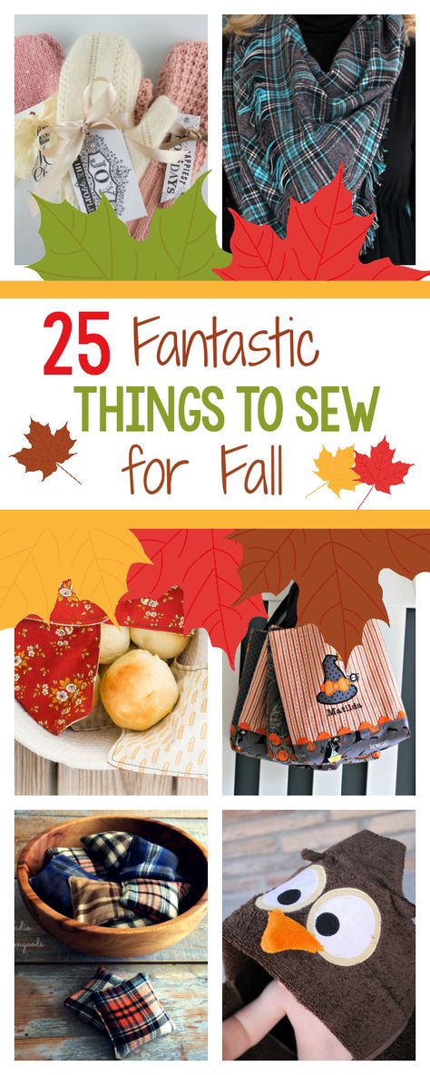 Fall Sewing Inspiration Sewing Classes For Beginners, Things To Sew, Fall Sewing Projects, Sewing To Sell, Fall Sewing, Beginner Sewing Projects Easy, Sewing Lessons, Thanksgiving Crafts, Sewing Projects For Beginners