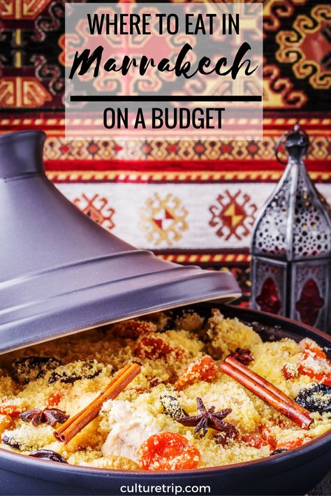 Where To Eat On A Budget In Marrakech Couscous Royal, Traditional Russian Food, Morocco Beach, Morocco Food, Eat On A Budget, Travel Morocco, Russian Food, Visit Morocco, Budget Vacation