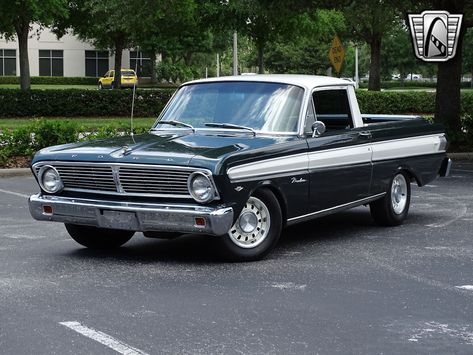 Falcon Ranchero, 1965 Ford Falcon, Ford Ranchero, Car Classic, Ford Falcon, Truck Car, V8 Engine, Utility Vehicles, Green Interiors