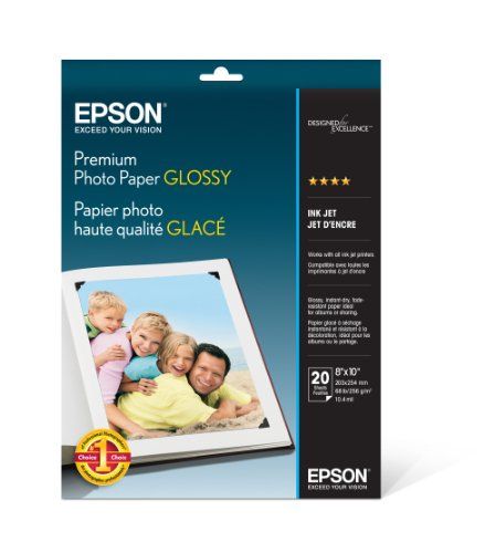 Epson Premium Photo Paper GLOSSY 8x10 Inches 20 Sheets S041465 >>> Continue to the product at the image link. Glossy Print, Photo Printer, Specialty Paper, Glass Frames, Printer Paper, Inkjet Printer, Photo Albums, Glossy Photo Paper, Glossy Paper