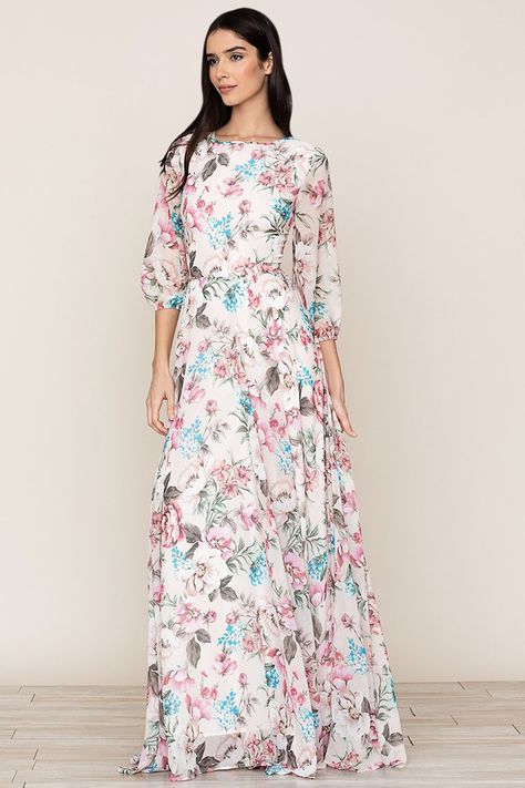 Indian Maxi Dress, Modest Long Dresses, Indian Maxi, Long Dress Design, Yumi Kim, Floral Print Maxi Dress, Floral Print Maxi, Woodstock, Printed Maxi Dress