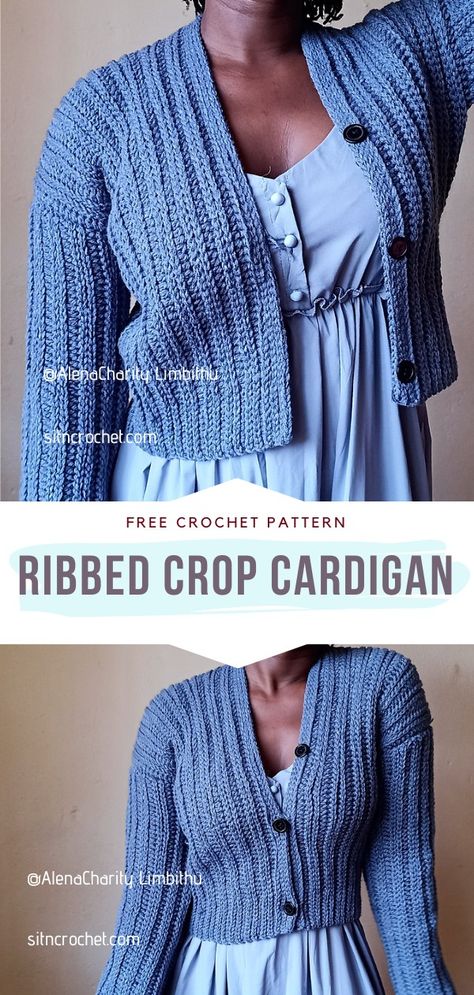 Crochet Fitted Cardigan Free Pattern, Cardigan Crochet Stitch, Crochet Shrug Cardigan Pattern Free, Crochet Cardigan Sport Weight Yarn, Crochet V Neck Cardigan Pattern Free, Easy Crochet Jacket, Beginning Sewing Patterns, How To Crochet A Cardigan Tutorials, Crochet Cardigan Plus Size