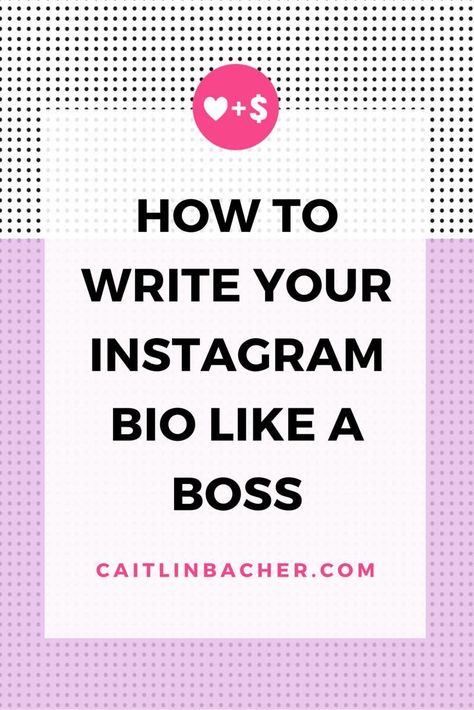 How To Write Your Instagram Bio Like A Boss | Caitlin Bacher Insta Tips, Instagram Bio Ideas, Digital Communication, Social Quotes, Instagram Marketing Strategy, Instagram Marketing Tips, Instagram Strategy, Blogger Tips, Instagram Bio