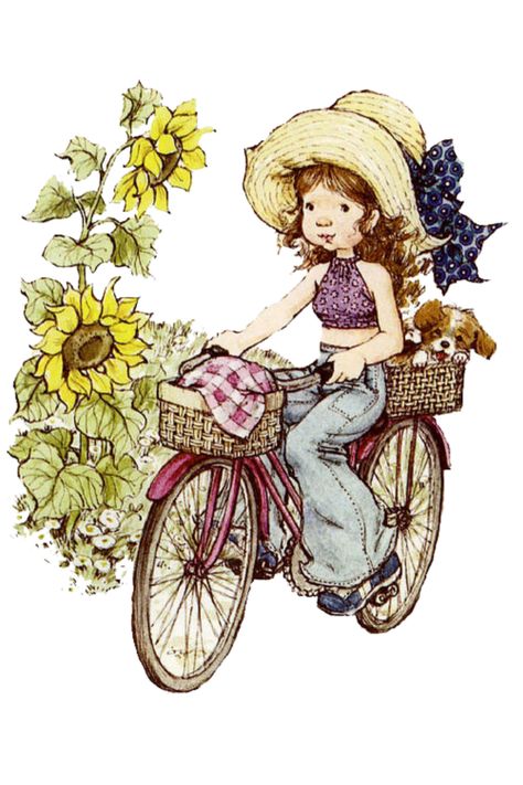 Sarah Kay, A Girl, Bike, Flowers