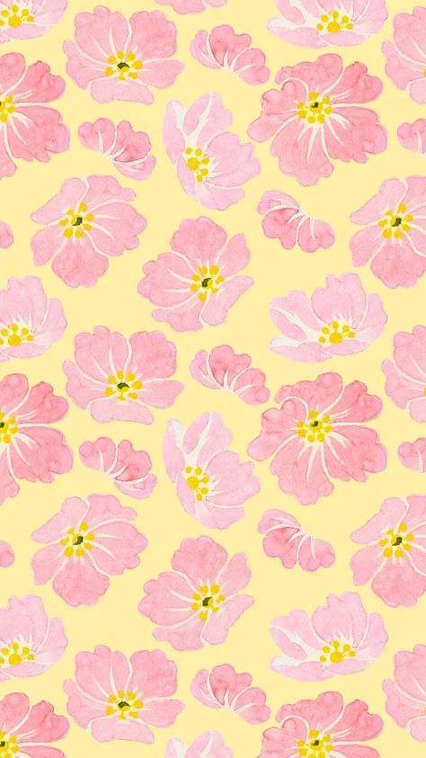 Simple Summer Wallpaper Iphone, Simple Summer Wallpaper, Wallpaper Iphone Yellow, Flower Wallpaper Aesthetic, Yellow Flower Wallpaper, Peonies Background, Aesthetic Pink Wallpaper, Iphone Wallpaper Pink, Iphone Wallpaper Yellow