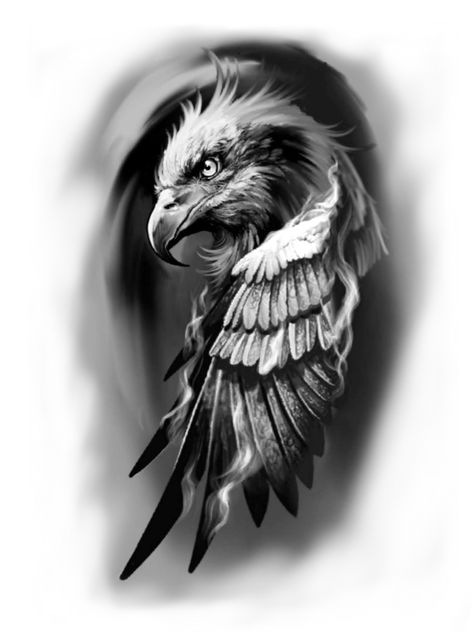 Bald Eagle Tattoo Design, Eagle Tattoo Designs, Eagle Wing Tattoos, Eagle Head Tattoo, Bald Eagle Tattoos, Small Tattoo Placement, Catrina Tattoo, Wolf Tattoo Sleeve, Shiva Tattoo Design