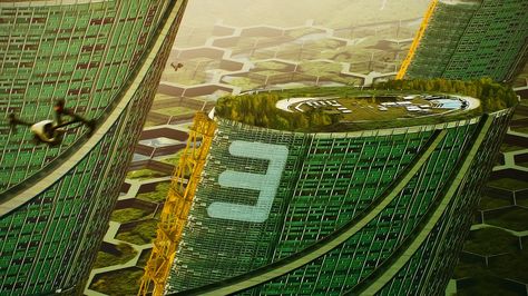 Arcology, Eco City, Earthship, Space Exploration, Skyscraper, Concept Art, Universe, Science, Things To Come