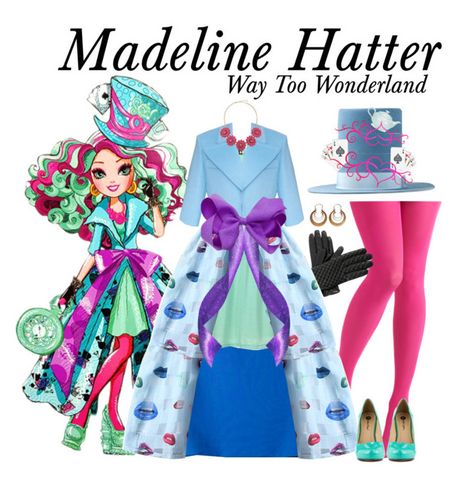 "Madeline Hatter, Way Too Wonderland" by supercalifragilistica ❤ liked on Polyvore Madeline Hatter Inspired Outfits, Way Too Wonderland, Maddie Hatter, Madeline Hatter, Movie Inspired Outfits, Character Inspired Outfits, Disney Bound Outfits, Disney Dresses, Ever After High