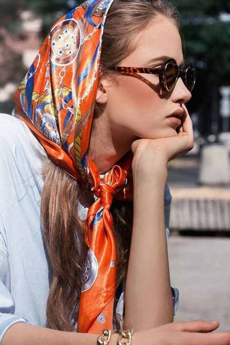 40+ Head Scarf, Head Wrap, Headband Styles For Girls In 2021 | FashionEven Sommer Strand Outfit, Hair Scarf Styles, Ways To Wear A Scarf, 여름 스타일, Cotton Club, Head Scarf Styles, Stil Inspiration, Nature Tattoos, Sophia Loren