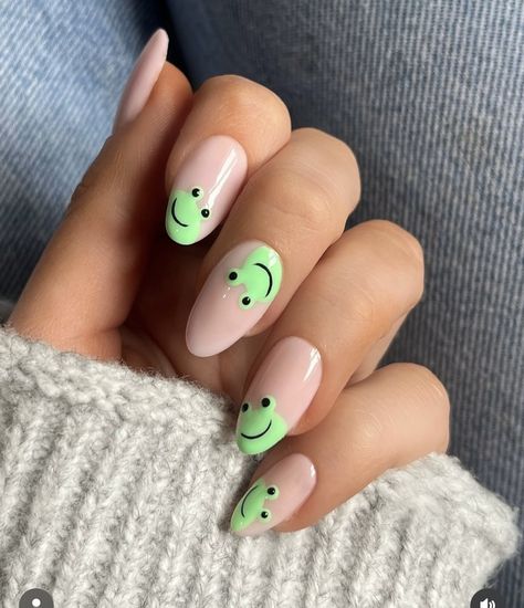 Frog Nails Designs, Frog Nails, Natural Nails Manicure, Idea Nail, Work Nails, Pink Nail Art, Nails Manicure, Pink Nail, Art Nails