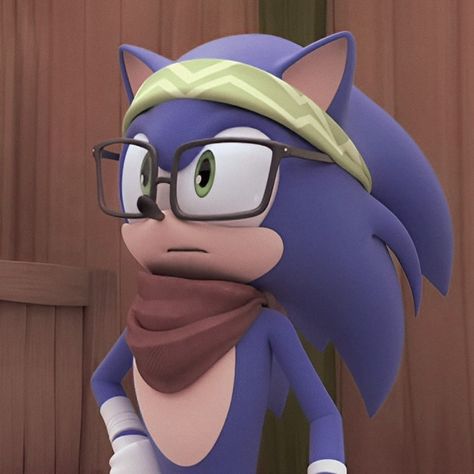 Sonic With Glasses, Boom Sonic, Sonic Icon, Pictures For Friends, Funny Hedgehog, Sonic Funny, Sonic Boom, Sonic Art, Sonic