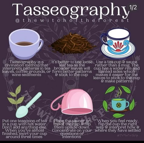 Tea Magick, Reading Coffee, Reading Tea Leaves, Divination Methods, Tea Places, Nature Witch, Green Witchcraft, Tea Reading, Witch Spirituality