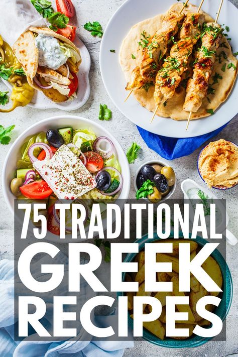 Greek And Lebanese Food Recipes, Greek Meal Recipes, Best Greek Dishes, Mediterranean Food Restaurant, Traditional Greek Dinner Recipes, Greek Style Recipes, Greek Vegetarian Recipes Dinner, Best Greek Food Recipes, Easy Greek Meals