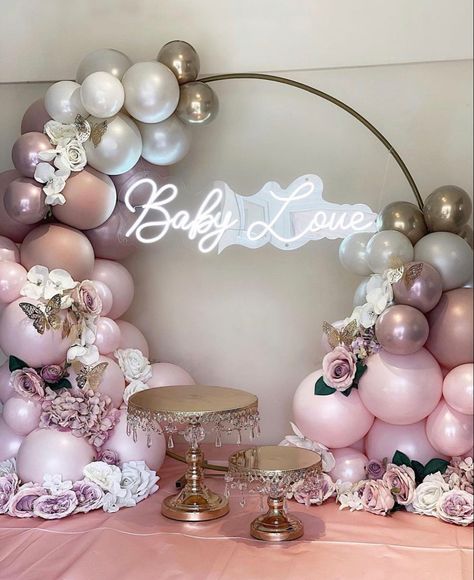 Decoration Communion, Backdrop Balloon, Birthday Deco, Baby Shower Princess Theme, Sweets Gift, Birthday Party Theme Decorations, Rainbow Baby Shower, Princess Theme, Baby Shower Princess