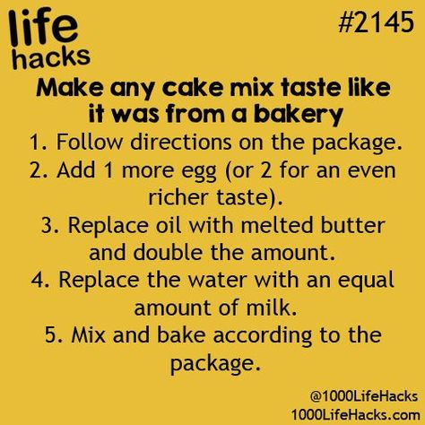 Photo | 1000 Life Hacks | Bloglovin’ 1000 Lifehacks, Cooking Mama, Cake Hacks, 1000 Life Hacks, God Mat, Cooking Channel, Julia Child, Cake Pop, Baking Tips