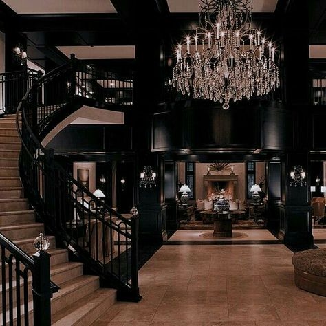 Mansion Aesthetic, Dark House, Dream House Rooms, Dark Interiors, Luxury Homes Dream Houses, Dream House Interior, Dark Room, Dream House Exterior, House Goals