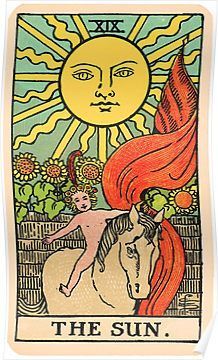 Pamela Colman Smith, 1878 – 1951 The Sun Poster, The Sun Art, The Sun Tarot Card, Sun Poster, Tarot Prediction, The Sun Tarot, The Hierophant, Esoteric Art, Tarot Major Arcana