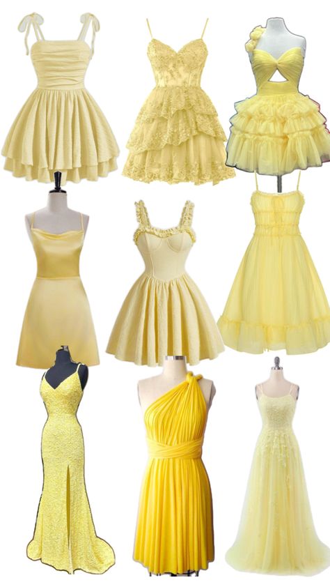 Mustard yellow dresses