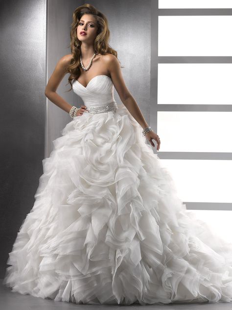 Wedding Dresses Ball Gown Sweetheart, Sottero And Midgley Wedding Dresses, 2014 Wedding, Organza Wedding Dress, Organza Wedding, Sweetheart Wedding Dress, A Wedding Dress, Linnet, Princess Wedding