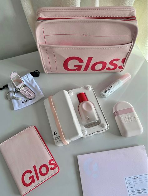 #pink #glossier #selfcare #girly Rhode Packaging, Glossier You Perfume, Fragrance Aesthetic, Perfume Clean, Inspo Looks, Glossier Beauty, Shoujo Girl, University List, Bows Coquette