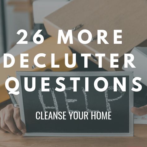 Here are 26 decluttering questions to help you tackle the clutter in your home. These declutter questions will help you work through your home. Declutter Questions, Decluttering Questions, Moving Prep, Minimalism Declutter, Life Simplified, Moving Hacks, Bird Mom, Decluttering Tips, Household Management